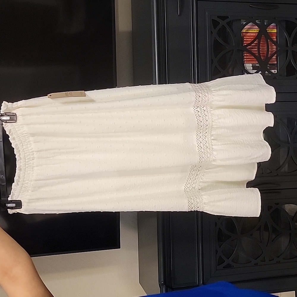 FRYE & CO Midi white skirt